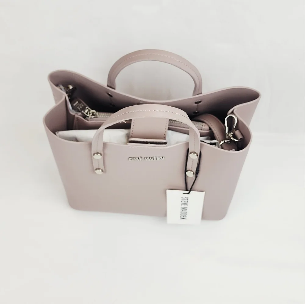 Steve Madden BValley Taupe Satchel Bag